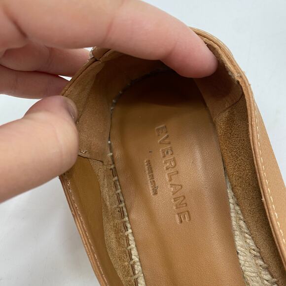 Everlane brown leather espadrille flats - Picture 4 of 7